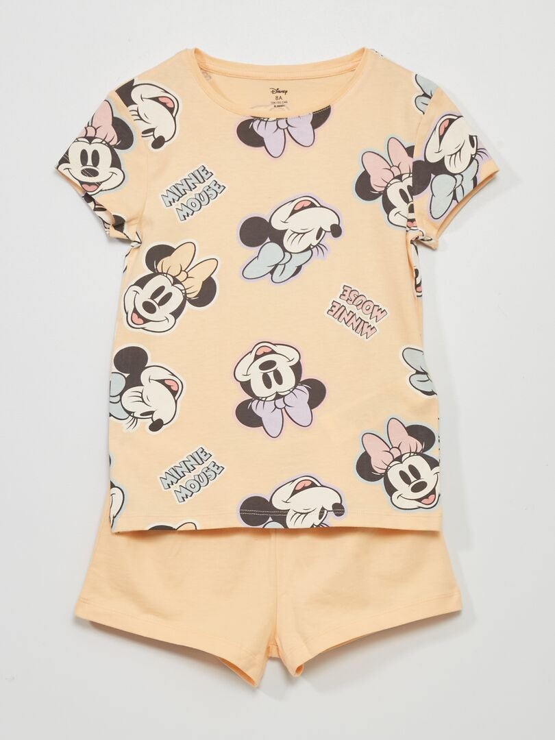 Korte 'Disney'-pyjama - 2-delig ORANJE - Kiabi