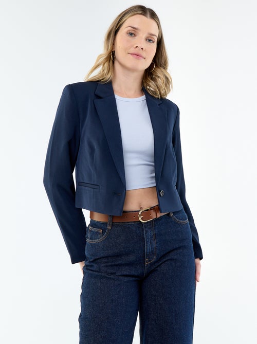 Korte getailleerde blazer - Kiabi