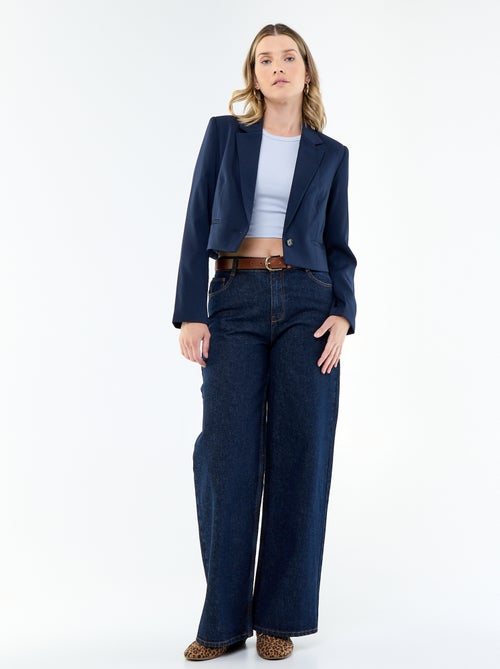 Korte getailleerde blazer - Kiabi