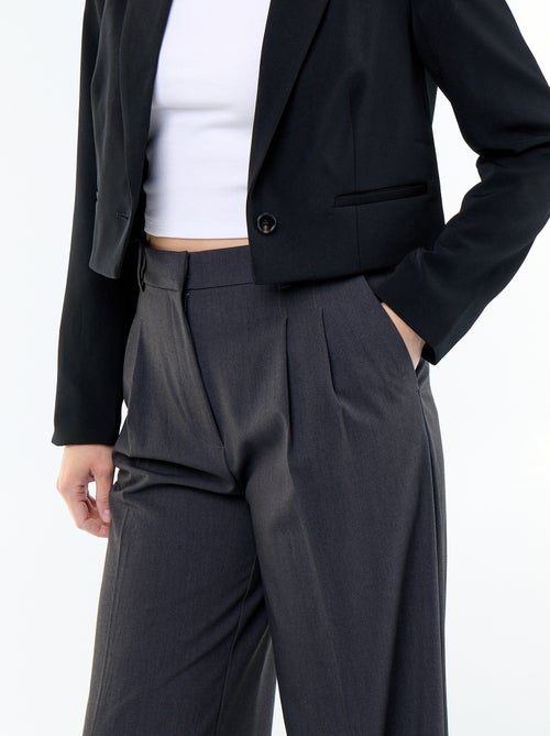 Korte getailleerde blazer - Kiabi