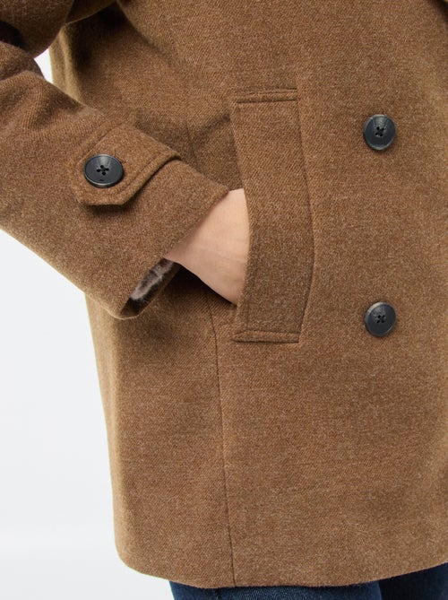 Korte jas met met woleffect - Kiabi