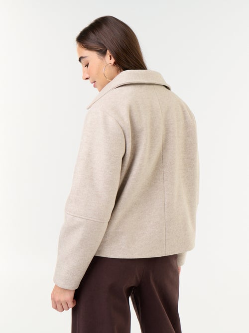 Korte jas met wollook - Kiabi Korte jas met wollook - Kiabi