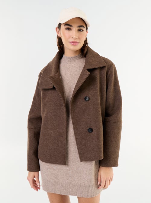 Korte jas met wollook - Kiabi Korte jas met wollook - Kiabi