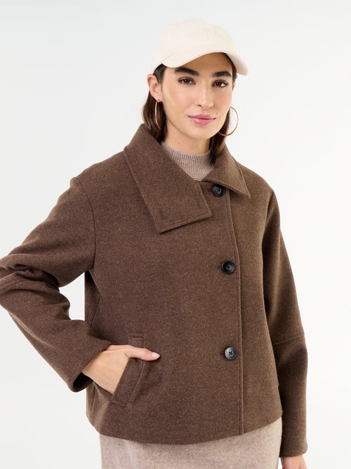 Korte jas met wollook - Kiabi Korte jas met wollook - Kiabi
