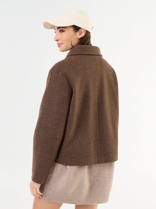 Korte jas met wollook - Kiabi Korte jas met wollook - Kiabi