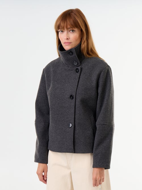 Korte jas met wollook - Kiabi Korte jas met wollook - Kiabi