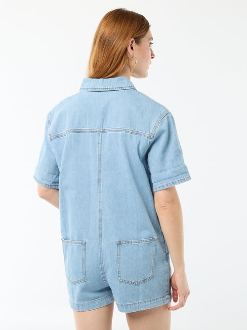 Korte jeans jumpsuit - Kiabi