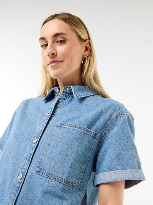 Korte jeans jumpsuit - Kiabi