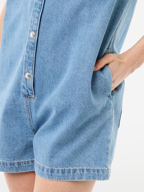 Korte jeans jumpsuit - Kiabi