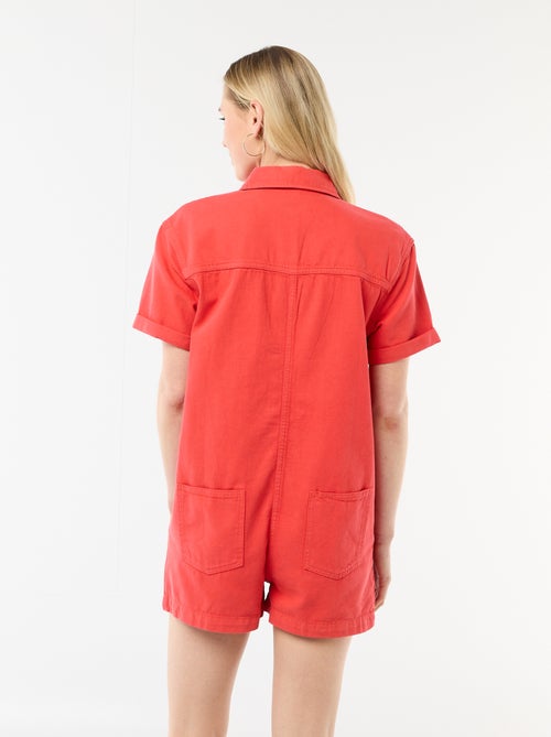 Korte jeans jumpsuit - Kiabi