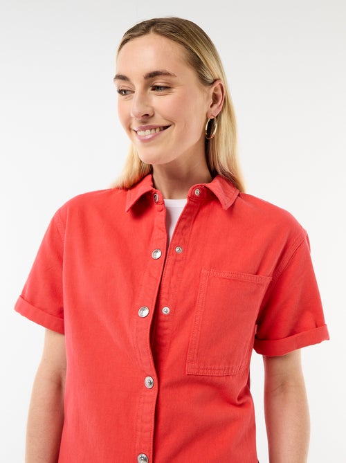 Korte jeans jumpsuit - Kiabi