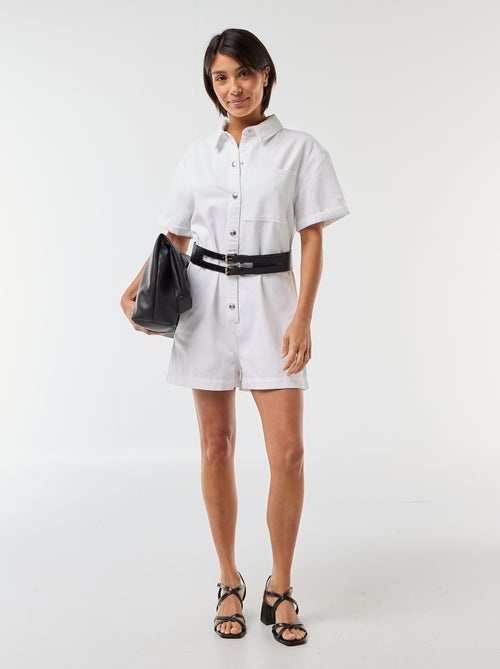 Korte jeans jumpsuit - Kiabi