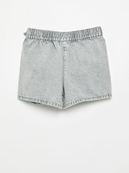 Korte jeans rok-short met knopen - Kiabi Korte jeans rok-short met knopen - Kiabi
