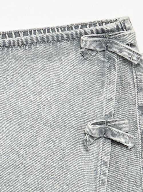 Korte jeans rok-short met knopen - Kiabi Korte jeans rok-short met knopen - Kiabi