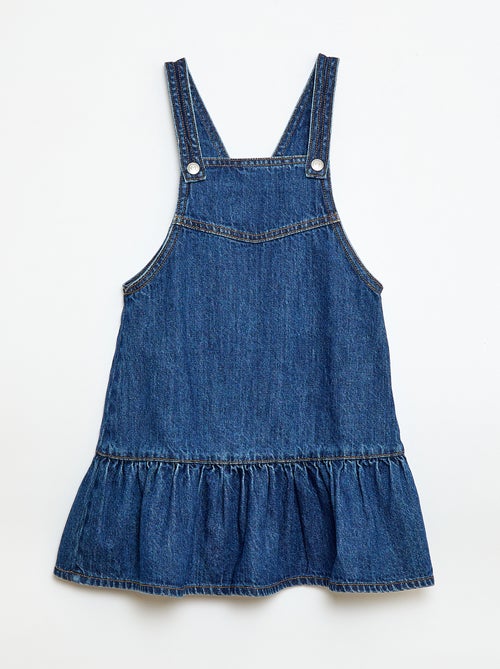 Korte jeans tuinbroekjurk - Kiabi