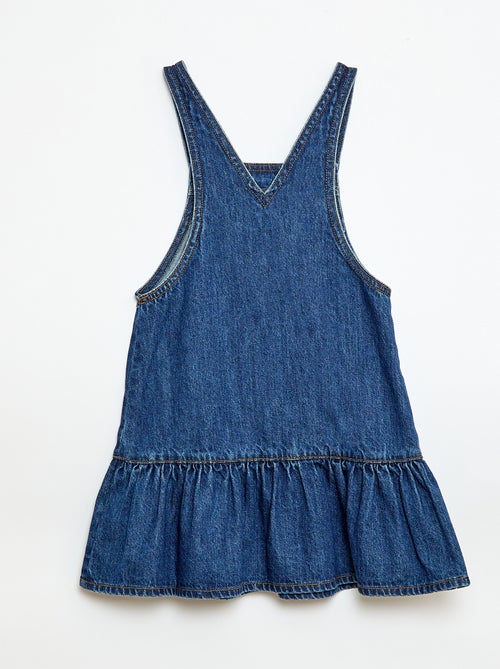 Korte jeans tuinbroekjurk - Kiabi