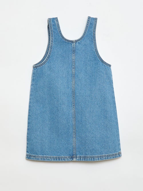 Korte jeans tuinbroekjurk - Kiabi