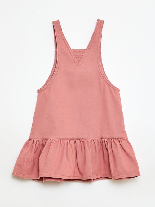 Korte jeans tuinbroekjurk - Kiabi