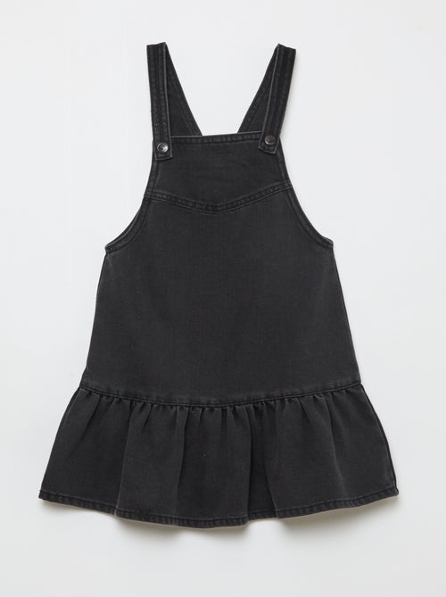 Korte jeans tuinbroekjurk - Kiabi