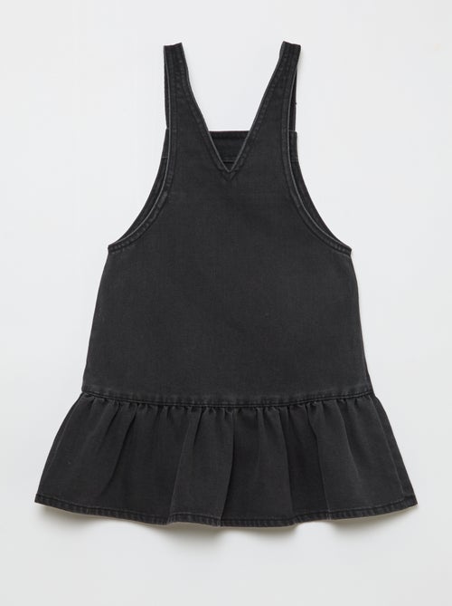 Korte jeans tuinbroekjurk - Kiabi