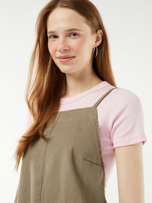 Korte jumpsuit met blote rug - Kiabi