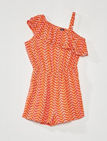 Korte jumpsuit met print - Kiabi
