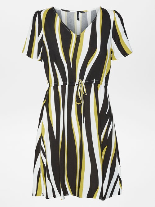 Korte jurk met opdruk 'Vero Moda Curve' - Kiabi