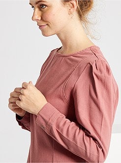 Korte jurk van keperstof - Kiabi