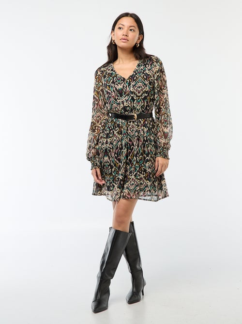 Korte jurk van voile 'JDY' - Kiabi