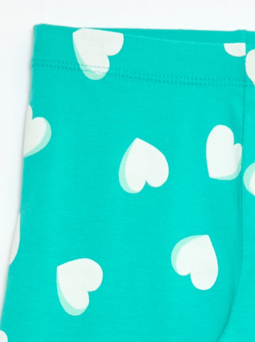 Korte legging met print - Kiabi