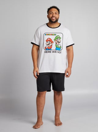 Korte 'Mario'-pyjama - T-shirt + short - 2-delig