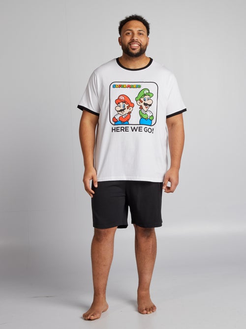 Korte 'Mario'-pyjama - T-shirt + short - 2-delig - Kiabi