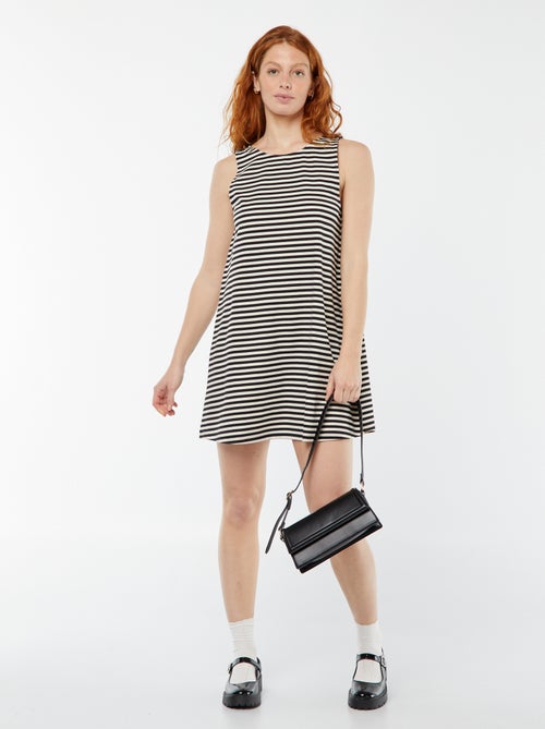 Korte mouwloze jurk - Kiabi
