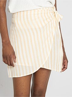 Korte overslagrok - Kiabi