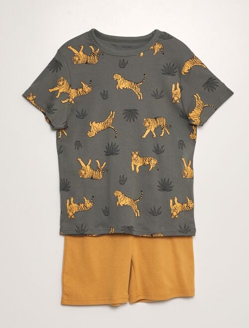 Korte pyjama - Short + T-shirt - 2-delig - Kiabi