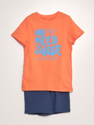 Korte pyjama - Short + T-shirt - 2-delig