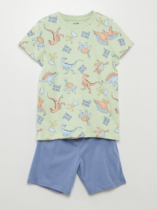 Korte pyjama - T-shirt + short - 2-delig - Kiabi