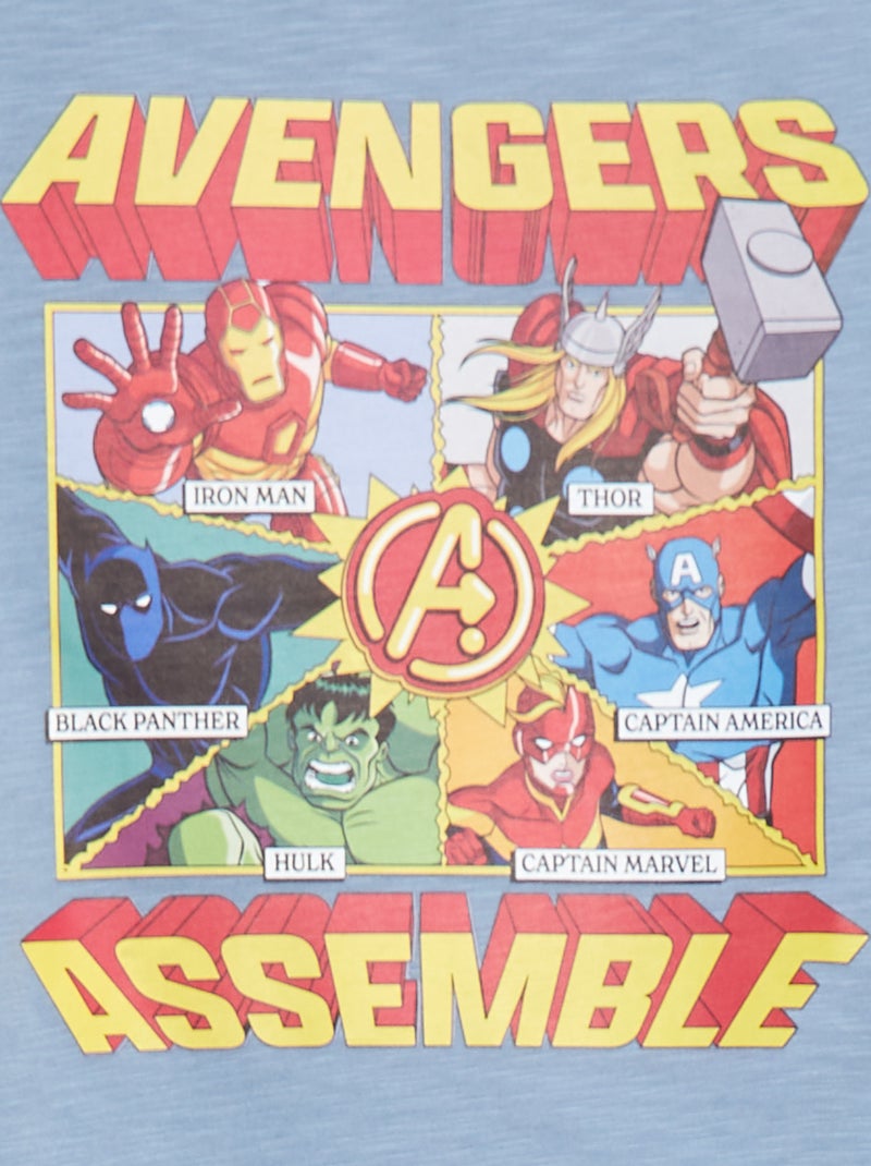 Korte pyjama 'Avengers' - 2-delig BLAUW - Kiabi