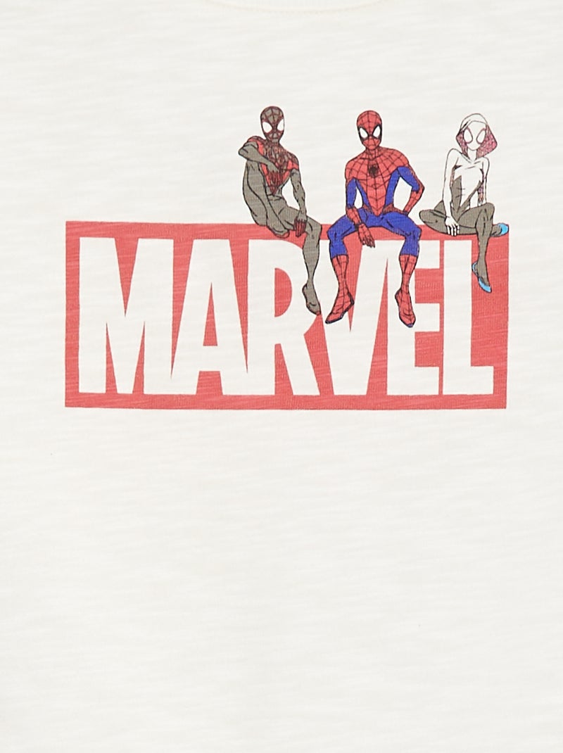 Korte pyjama 'Avengers' - 2-delig WIT - Kiabi