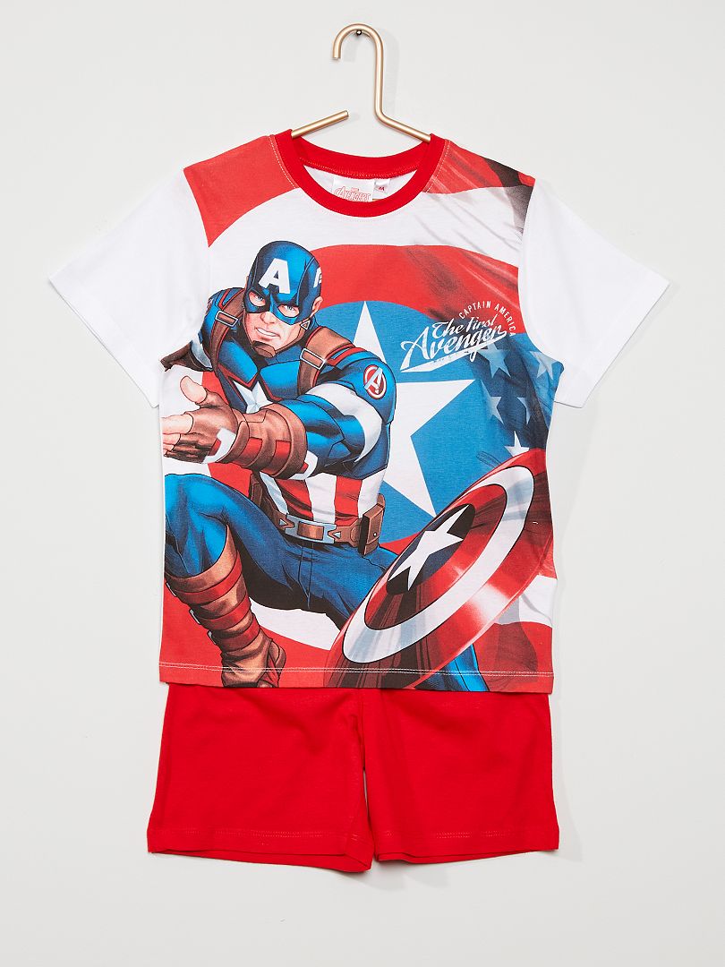 Korte pyjama 'Avengers' van 'Marvel' WIT - Kiabi