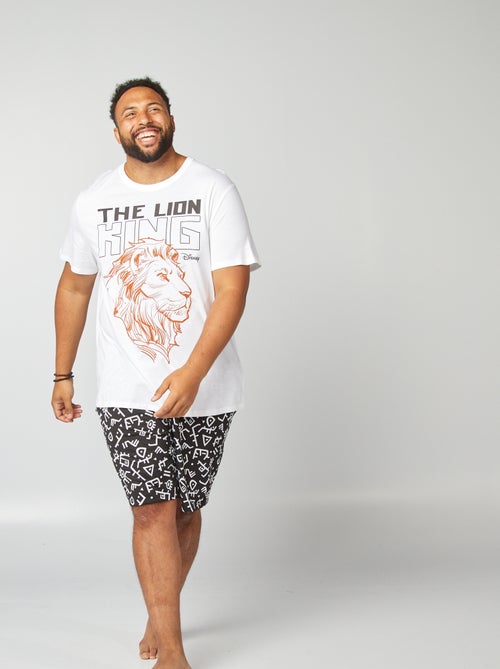 Korte pyjama 'De Leeuwenkoning' - Short + T-shirt - 2-delig - Kiabi