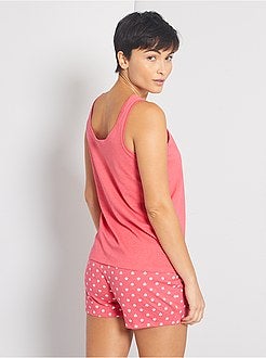 Korte pyjama 'Good Morning' - Kiabi