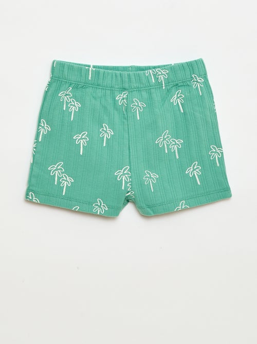 Korte pyjama hemdje + short - 2-delig - Kiabi
