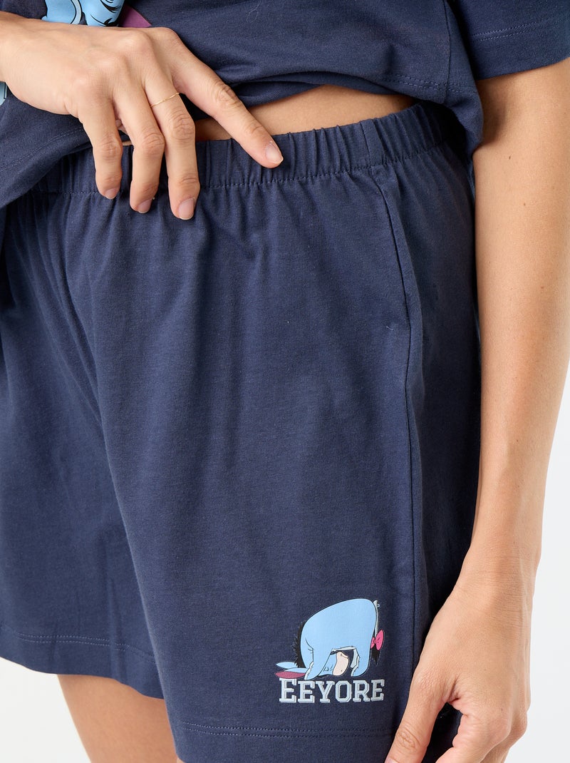 Korte pyjama 'Iejoor' - 2-delig Blauw - Kiabi