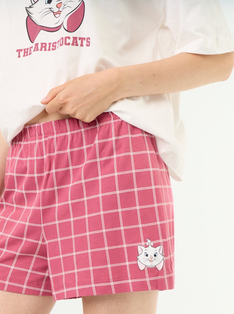 Korte pyjama 'Marie' - 2-delig Wit - Kiabi