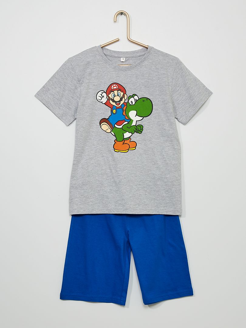 Alert Prestigieus Kamer Korte pyjama 'Mario' en 'Yoshi' 'Nintendo' - Beige - Kiabi - 13.00€