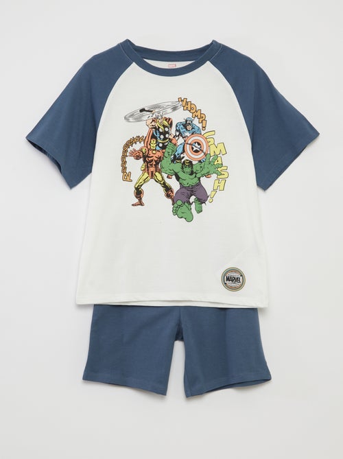 Korte pyjama 'Marvel' - 2-delig - Kiabi