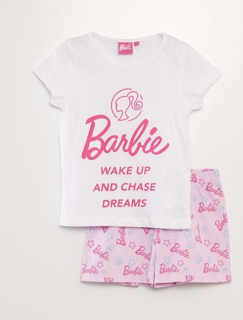 Korte pyjama met 'Barbie'-print - 2-delig - Kiabi