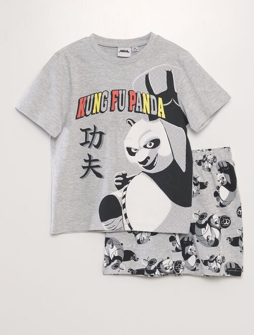 Korte pyjama met 'Kung Fu Panda'-print - 2-delig - Kiabi
