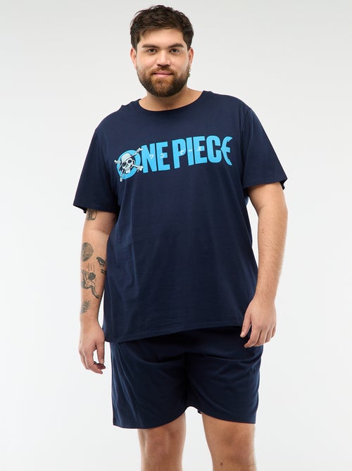 Korte pyjama met 'One Piece'-print - 2-delig - Kiabi